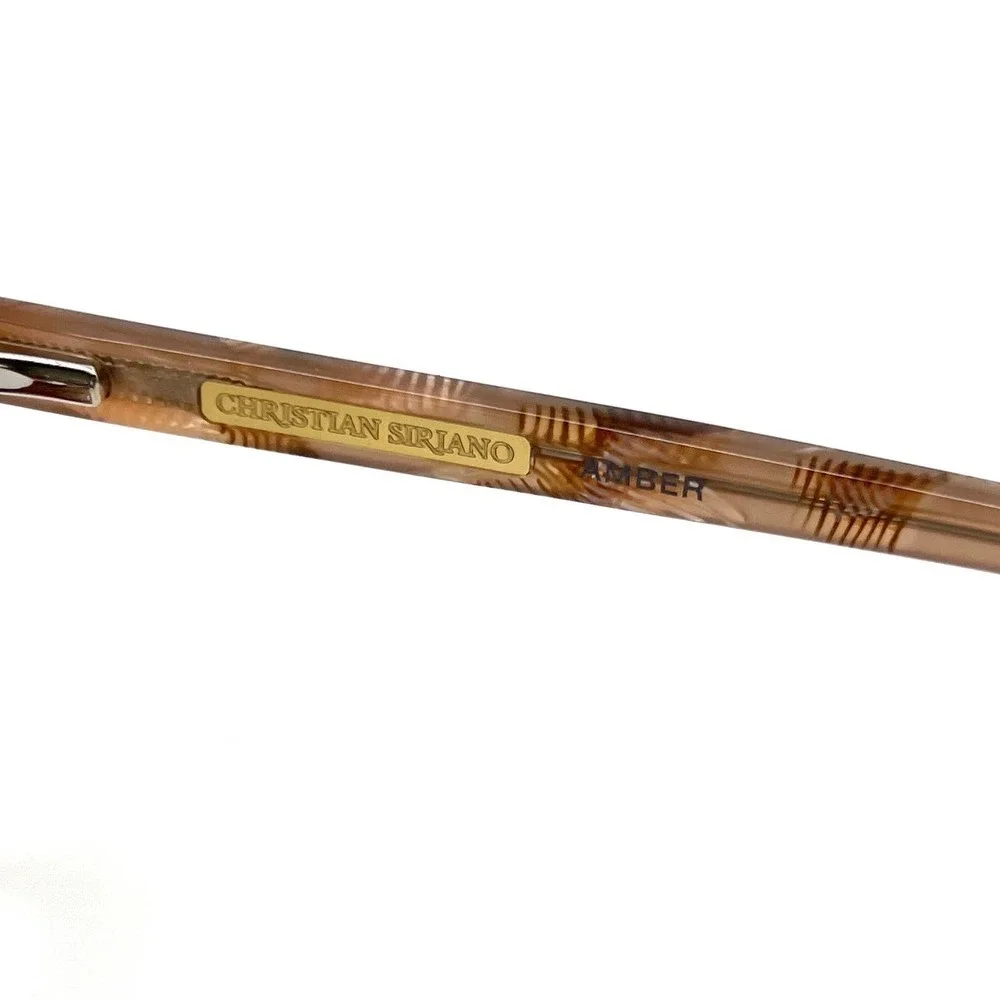 NEW!!! CHRISTIAN SIRIANO Eye Frames AMBER PNKMB